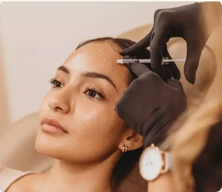 Injection de botox dans le front - Clinic 26