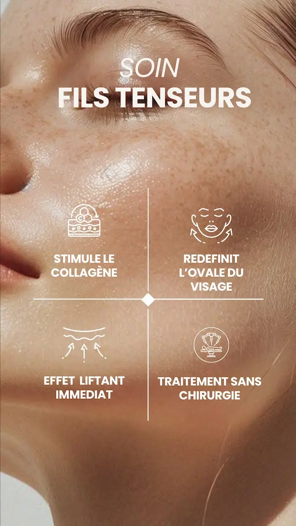 Soin fils tenseur pour redefinir l’ovale du visage- Clinic 26