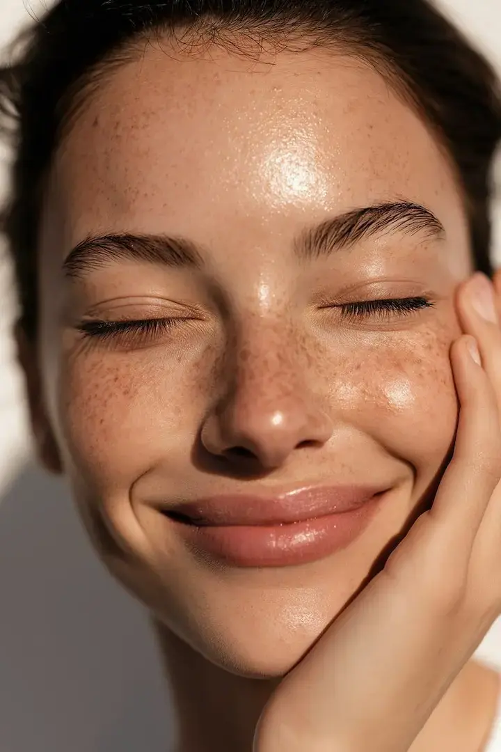 visage net sans imperfection