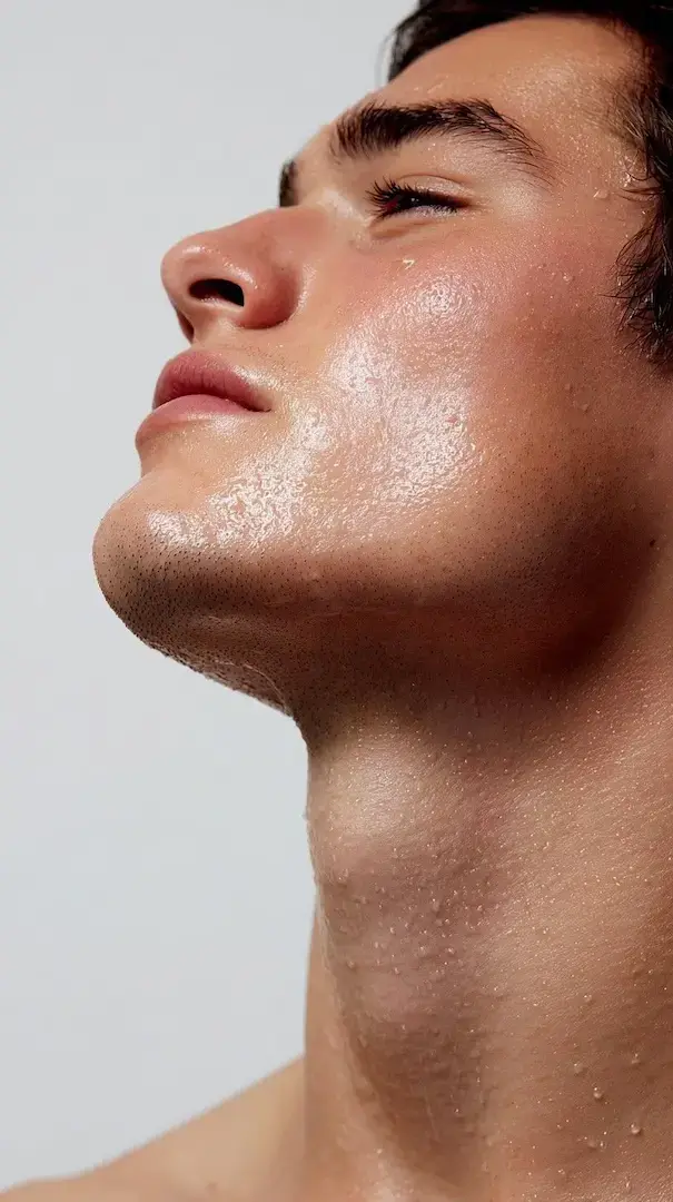 Visage d'homme