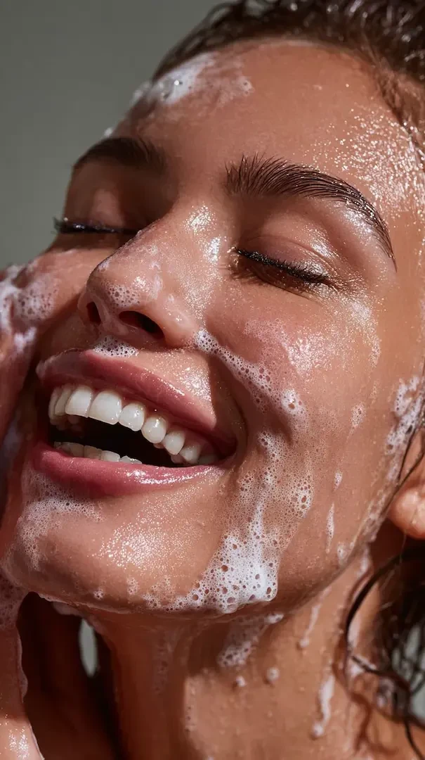 Nettoyage de peau - visage